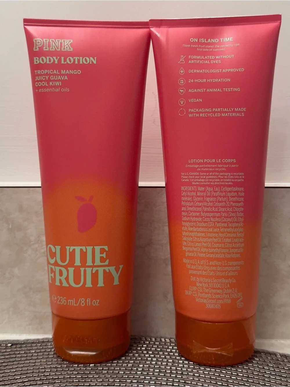NWT PINK Victoria's Secret Cutie Fruity Body Lotion Set